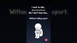 I want to talk #ventart #shortsfeed #selfcare #motivation #lifelessons #characteranimation
