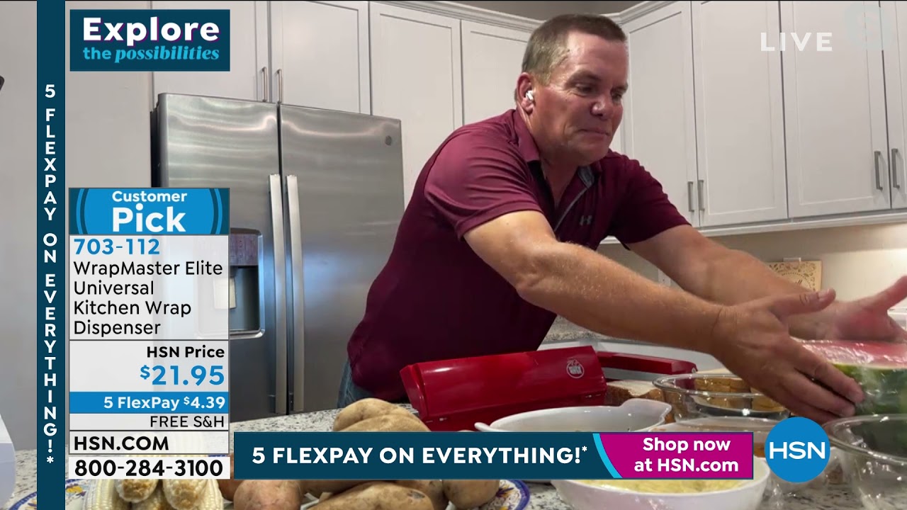Wrapmaster Elite Universal Kitchen Wrap Dispenser