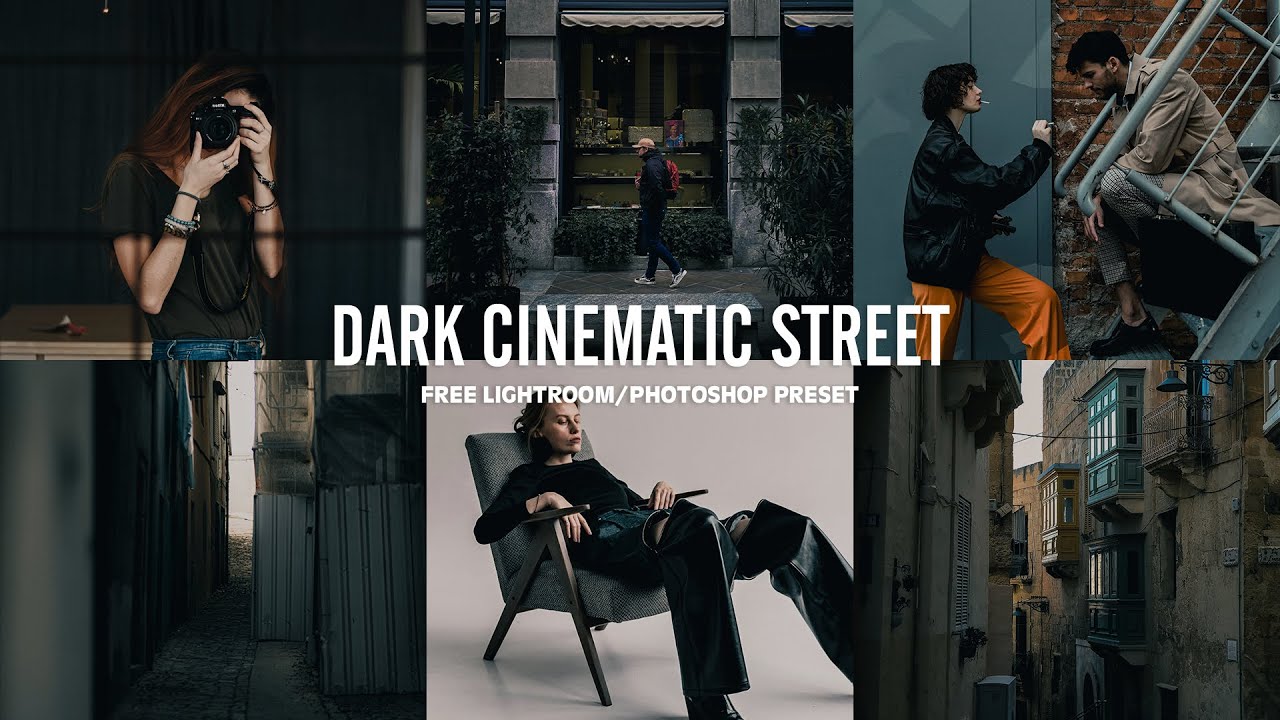 Dark Cinematic Street Lightroom Preset | Moody Teal & Orange Edit