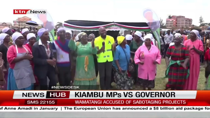 Kiambu MPs Vs Governor: Kiambu leaders accuse Wamatangi of sabotaging projects