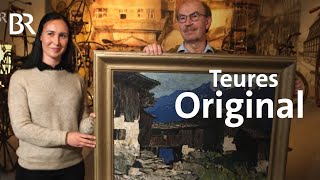 Hochpreisiges Gemälde: Bauernhof im Hochgebirge von Oskar Mulley | Kunst + Krempel | BR