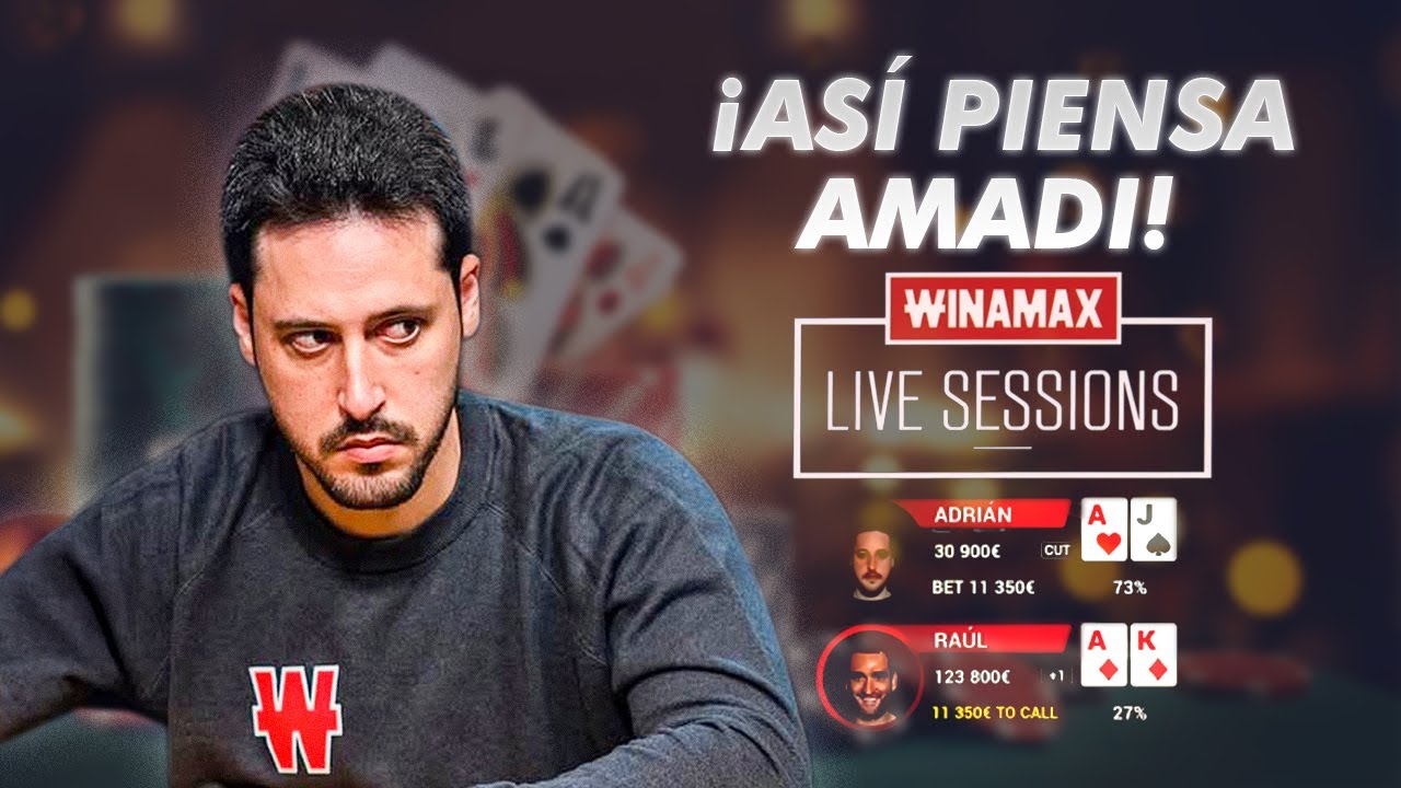 Lo que separa el juego de Adrian Mateos (Amadi) del tuyo 😮Winamax Live Sessions