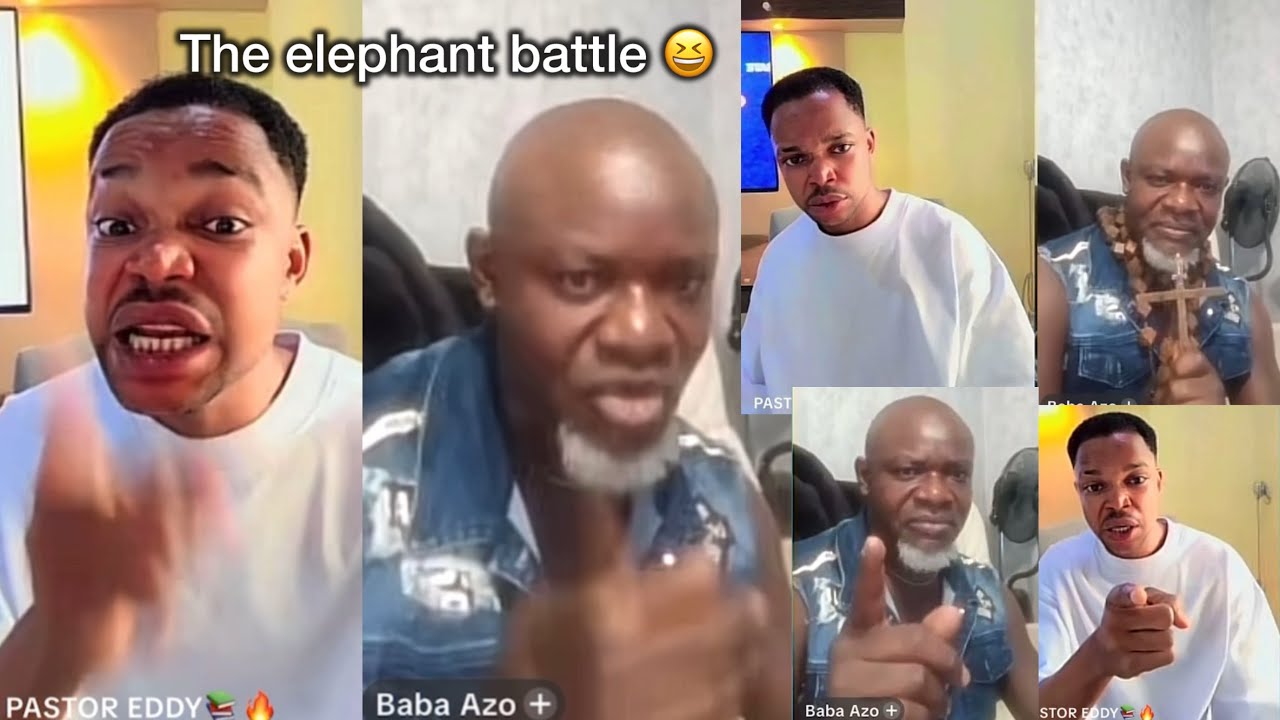 (Часть 2)😂Духовная битва между пастором Эдди и бабой Азо🙆‍♂️🤣(Сила переходит от силы к силе)😁Битв...