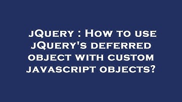 jQuery : How to use jQuery