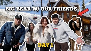 GOING ON A *BIG BEAR* CABIN TRIP WITH OUR FRIENDS | FOUND A CREEPY ROOM & CABIN TOUR