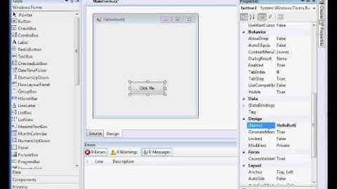 Hello World App in C# with SharpDevelop IDE