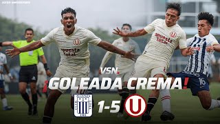 ¡LA 'U' GOLEÓ A ALIANZA! | Alianza Lima 1-5 Universitario | Torneo Sub-21 Te Apuesto Perú Champs