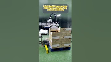 Robot #palletizing #robot #industrialrobot #sixaxisrobot #automated #robotarm #magichands