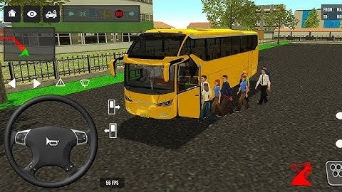 euro coach bus simulator 🌴🚌|| new coach bus simulator part-1 Android gameplay 