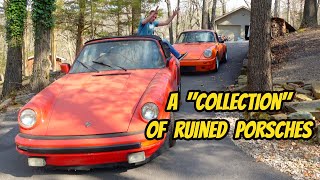 Why I am the WORST Porsche collector in the world! Currently at 5 broken/ruined Porsches...