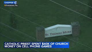 Catholic priest accused of stealing $40K from Chester County church