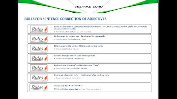 12_Sentence correction / Spot the error / Error finding spotting [CSS, PMS, Competitive Exams]
