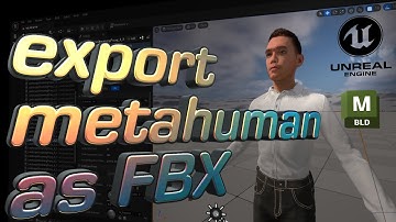 export Metahuman in FBX format