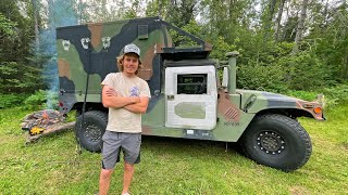 Humvee Truck Camping