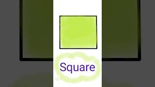 🌈🖍️Coloring a Square🟥🟥 for kids Easy Square shape drawing for kids🧒🏻🧒🏻#kids#drawing#drawingforkids☀️