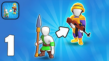 Army Evolution: Clash of Ages - Stick War Army Commander - Part 1 - Gameplay Walkthrough(Android)