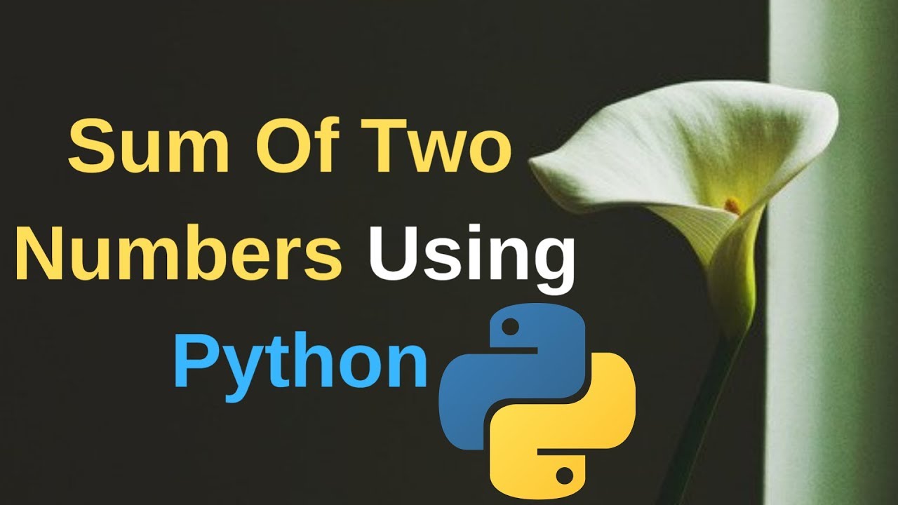 Python Script to add two numbers in Hindi - YouTube