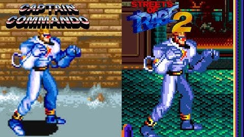 Captain Commando in Streets of Rage 2