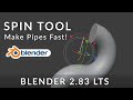 Blender Tutorial - Spin Tool (3D Modeling Essentials)