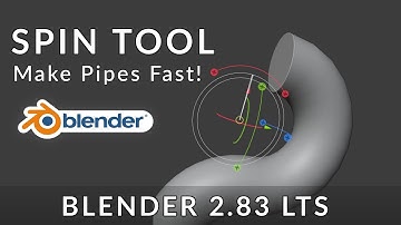 Blender Tutorial - Spin Tool (3D Modeling Essentials)