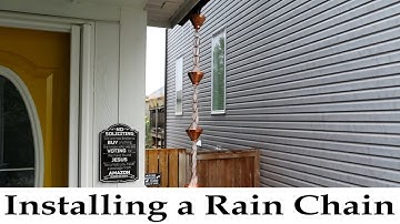 How to Install a Rain Chain - Step by Step