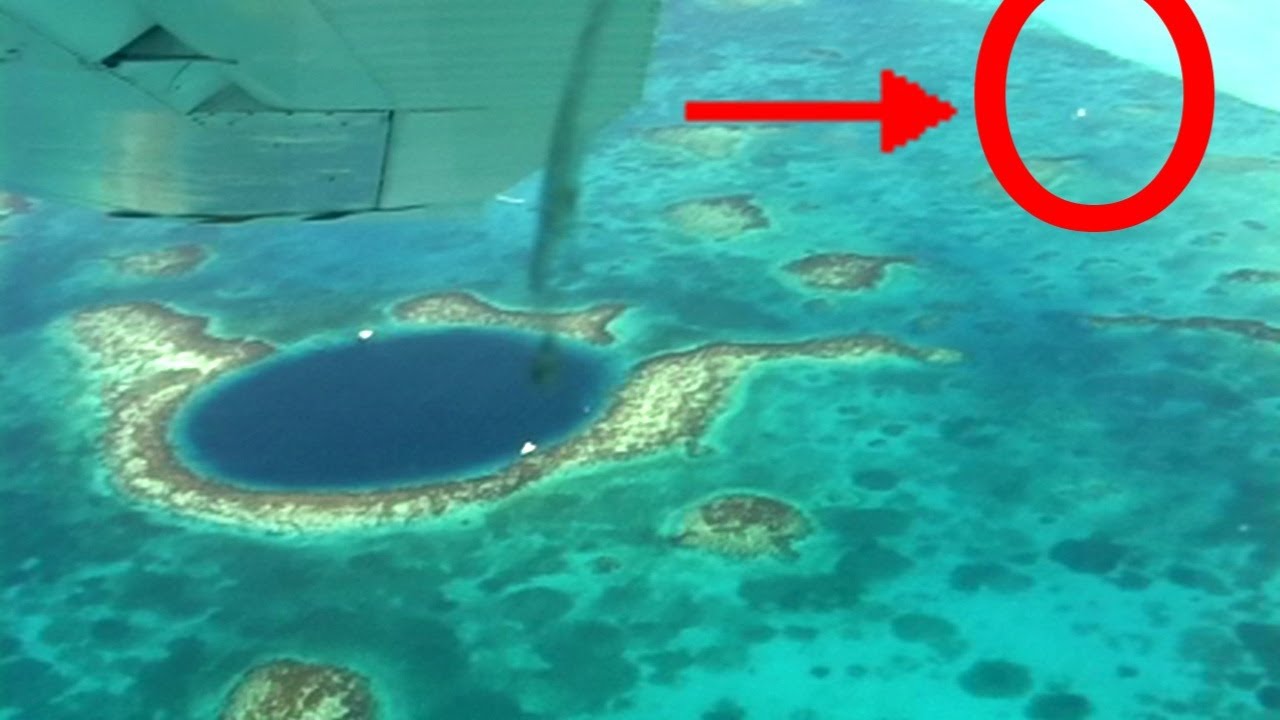 Real Ufo Launch Blue Hole Belize