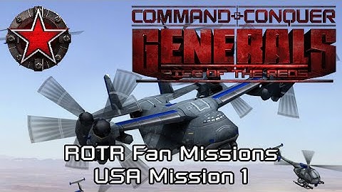 RISE OF THE REDS 1.85 - Fan Campaign, USA Mission 1 [C&C Generals Zero Hour]