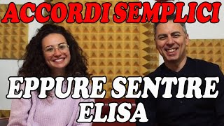 Miniatura de "Eppure sentire (Un senso di te) - ELISA - Tutorial Pianoforte - Accordi facili"