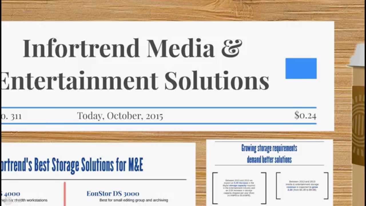 Media & Entertainment Solutions with Infortrend Storage