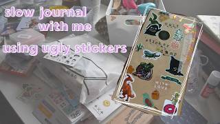 Slow Journal with me using stickers I have been avoiding screenshot 4