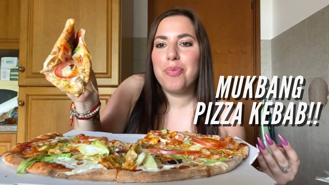 MUKBANG PIZZA KEBAB + MAGNUM MICHELANGELO • Mi Hanno Stupita!!!