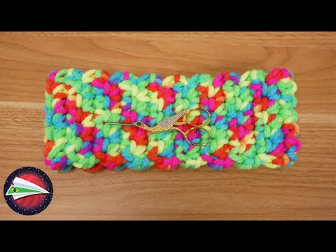 Crochê | Tutorial simples de tiara em neon | Tutorial para iniciantes
