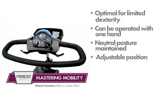 Mastering Mobility | Pride® Mobility | What is a Delta Tiller?