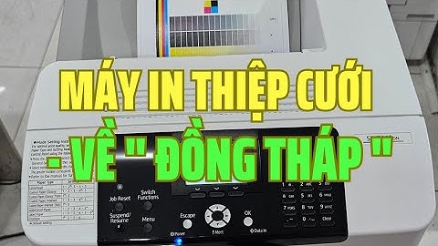 [ĐỒNG THÁP] MÁY IN THIỆP CƯỚI - RICOH SP C440DN . PHỤC VỤ: IN THIỆP CƯỚI , IN PHONG BÌ, IN MENU...