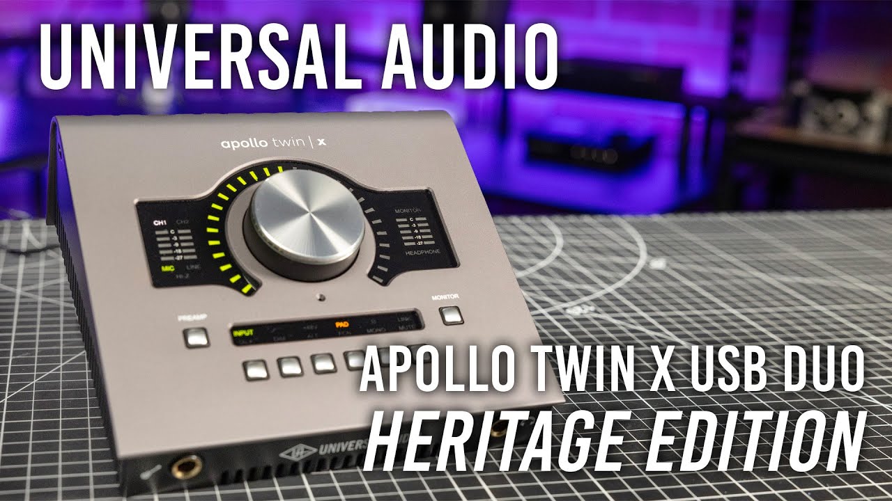 Universal Audio Apollo Twin X Duo, Heritage Edition Thunderbolt 3  Interface