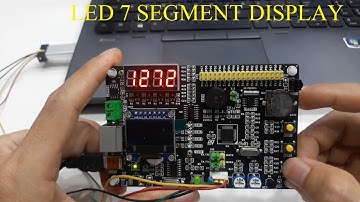 STM8S: Led 7 Segment Display, 74HC164-serial to parallel-Quét led 7 đoạn bằng STM8 và IC ghi dịch