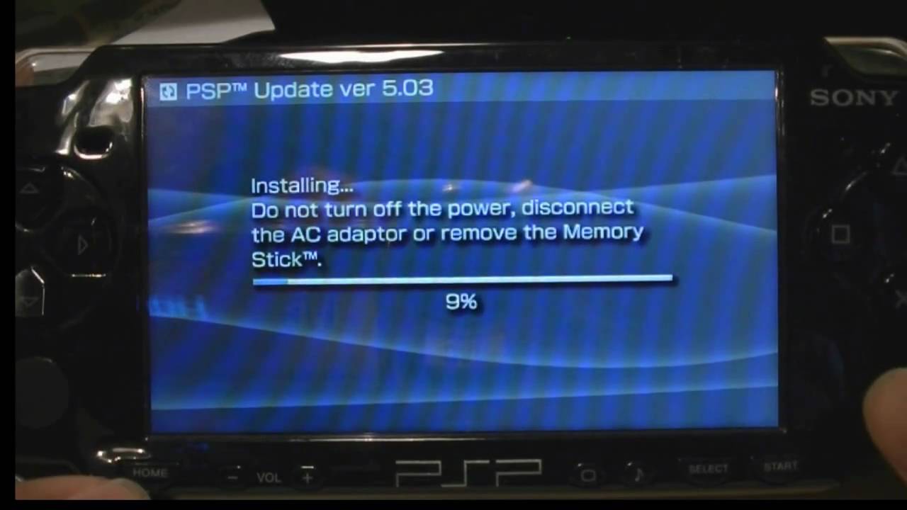 version 4.05 psp