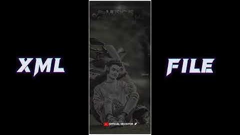 Sad video editing XML file ##alight motion Video XML comments box