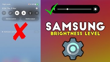 How to Show Brightness Level in Notification Bar on Samsung Phone