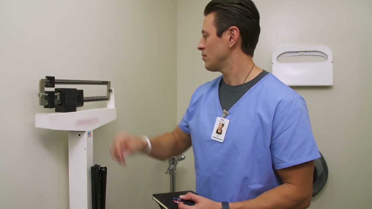 Lesson 10 Measuring Weight and Height Using an Upright+Scale