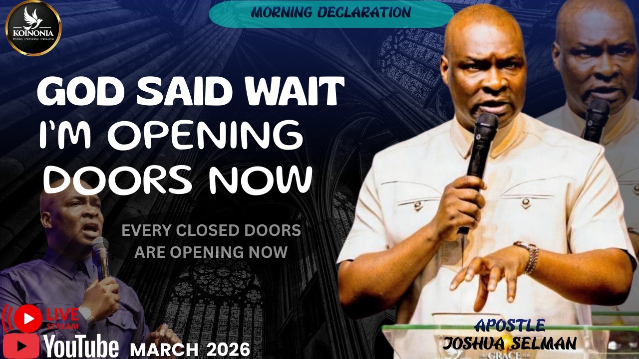 Before you start your day_ || GOD SAID WAIT, DOORS ARE OPENING NOW! || APOSTLE JOSHUA SELMAN