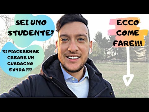 Video: Come Guadagnare Bene Se Sei Uno Studente