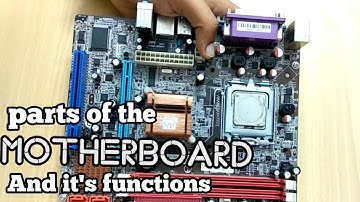 Parts of the Motherboard and it