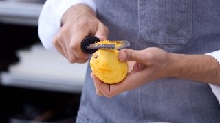 Citrus zest is the perfect way to elevate a dish or cocktail. but how
do you get it off of your lemons? thomas joseph shows best like che...