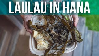 Fermented Poi &amp; Laulua At A Park In Hana