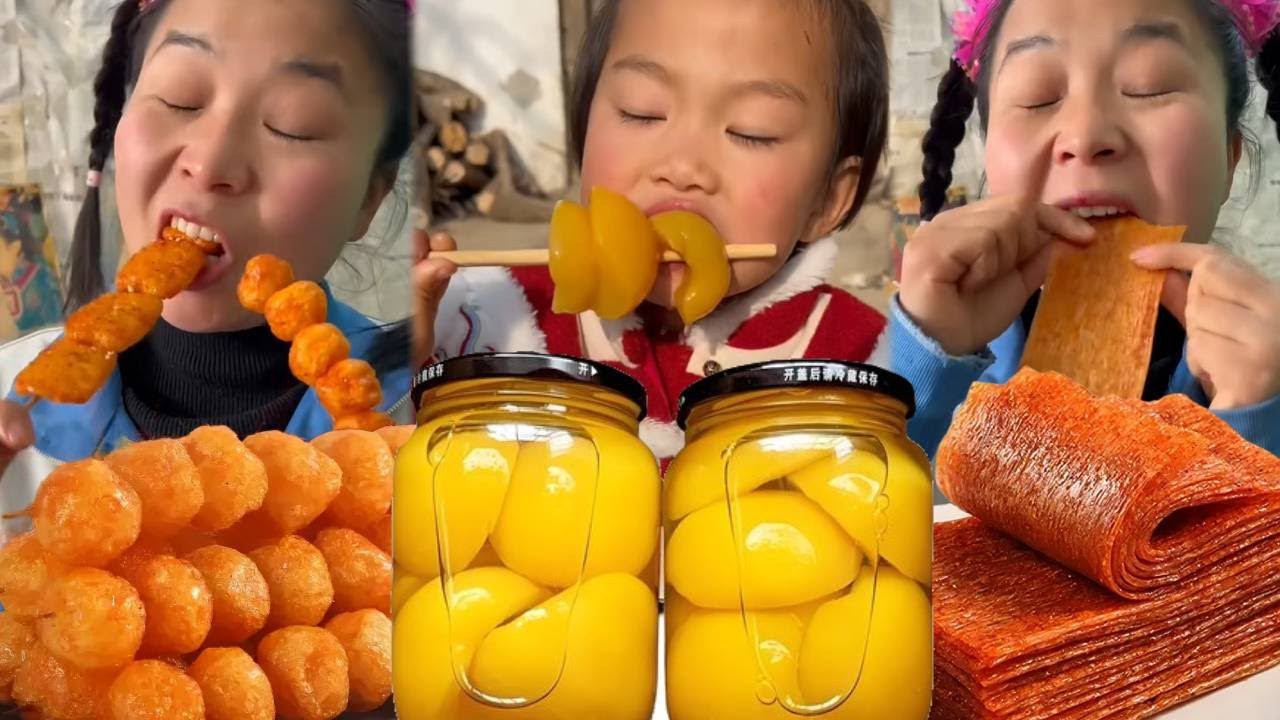 Video đồ ăn vặt Trung Quốc trên Tik Tok丨Những món ăn vặt mà hồi nhỏ mẹ không cho ănEP465
