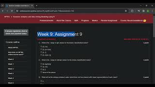 Business Analytics and Data Mining Modeling using R |NPTEL| Week 9 | Ass-9 Answers |JAN-APR 2024