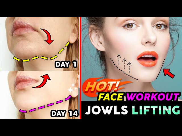 🔥Jowls Lift Exercise for Sagging Jowls | Get rid of Jowls and Marionette lines, Lower FaceLift