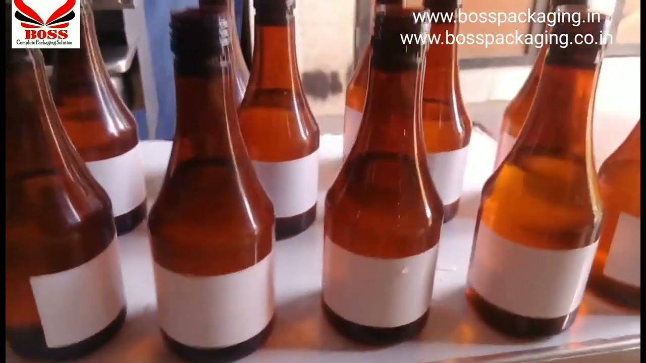 Single Side Vertical Labeling Machine For Pharma Syrup Bottle YouTube