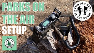 Parks On The Air (POTA) Ham Radio HF QRP Setup